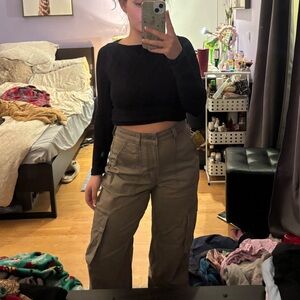 Hollister Olive Green Cargo Pants